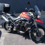 Triumph Tiger XC800 side view - right