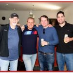 Gilles and Greg with BMW Representatives at the MotorChef Cafe Launch