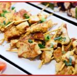 Chicken skewers - MotorChef Cafe Launch