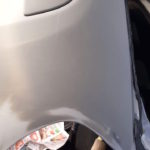 Nissan Juke - panel repair & undercoat closeup at GP Motor Works