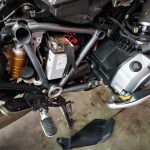 BMW R1200GS Motorcycle battery testing, full service and brakes service at GP Motor Works