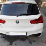 BMW 118i F20 panelbeating and paint respray of rear bumper & tailgate & right tail light replaced at GP Motor Works
