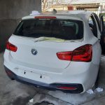 BMW 118i F20 panelbeating and paint respray of rear bumper & tailgate & right tail light replaced at GP Motor Works