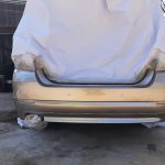 BMW 520i turbo back bumper damage repair and spray painted at GP Motor Works