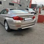 BMW 520i turbo recon & oil leak fixed and front & rear bumpers repaired resprayed by GP Motor Works