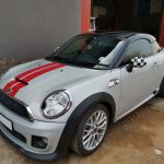Mini Cooper S R58 Coupe at GP Motor Works for roof respray and new front brake pads and discs