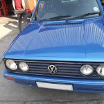 VW Golf bumper, fenders and bonnet expertly restored by GP Motor Works