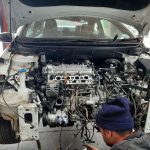 Kia Cerato Koup T GDI - 2nd hand engine being installed by GP Motor Works