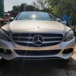 Mercedes Benz C200 205 front left bumper damage repaired at GP Motor Works