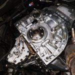 BMW 320i oil leak rear main oil seal repaired at GP Motor Works