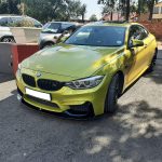 BMW M4 4-series in for diagnosis of a chassis fault and full service at GP Motor Works