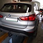 BMW X1 undergoing full diagnostics and reprogramming the secondhand replacement gearbox at GP Motor Works