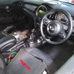 Mini Cooper engine control units being tested to diagnose why the engine is misfiring at GP Motor Works