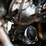 BMW X5 F15 M50d turbo installed prior to pipe being fitted at GP Motor Works