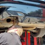 BMW M340i xDrive carbon fibre rear bumper diffuser fitment at GP Motor Works