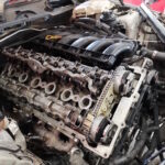 BMW M325i with no power, fault with intake and exhaust vanos and cylider head in for repair at GP Motor Works
