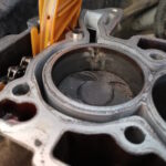 Mini Cooper S - engine misfire caused hole in the piston undergoing repair at GP Motor Works