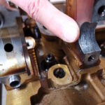 BMW 302i e90 - camshaft journals damaged beyond repair in for rebuild at GP Motor Works