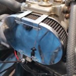 BMW 2002ti air filter - car in for engine tuneup to stop black exhaust emissions at GP Motor Works