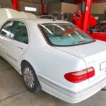 Mercedes Benz E320 having the airconditioner regassed with new refrigerant by GP Motor Works