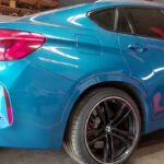 BMW X6M with air suspension problems being repaired at GP Motor works