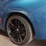 BMW X6M with air suspension problems being repaired at GP Motor works