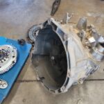 Mini Cooper new clutch parts prior to replacement at GP Motor Works