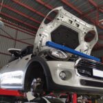 Mini Cooper front brakes and sensors replacement by GP Motor Works