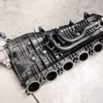 BMW 740i charge pressure cooler showing the leak at GP Motor Works