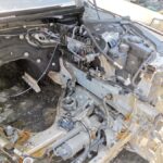 BMW 740i with engine removed after coolant leak at GP Motor Works