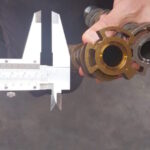 Mini Cooper vernier showing difference in the position of the exhaust camshaft pickup at GP Motor Works