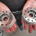 Mini Cooper new intake and exhaust vanos units for replacement at GP Motor Works