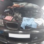 BMW 125i M Sport Convertible - car overheated which caused major engine damage being worked on by our technician at GP Motor Works