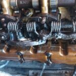 BMW 125i M Sport Convertible - car overheated which caused major engine damage and severe oil sludge buildup and contamination on the eccentric springs being repaired at GP Motor Works