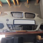 BMW 228i front bumper removed to access engine at GP Motor