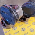 BMW 228i collapsed pistons which were replaced to solve an intermittent misfire at GP Motor Works
